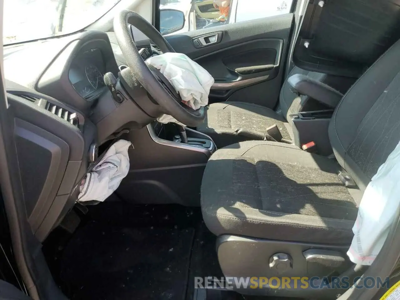 7 fotografías del automóvil dañado MAJ3S2GE2MC448237 FORD ECOSPORT 2021
