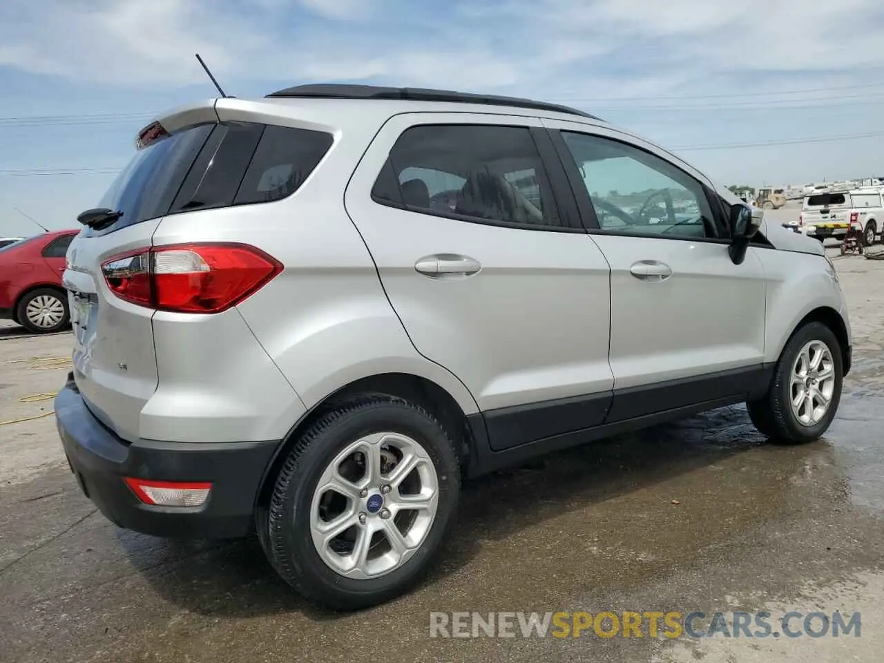 3 fotografías del automóvil dañado MAJ3S2GE2MC449422 FORD ECOSPORT 2021