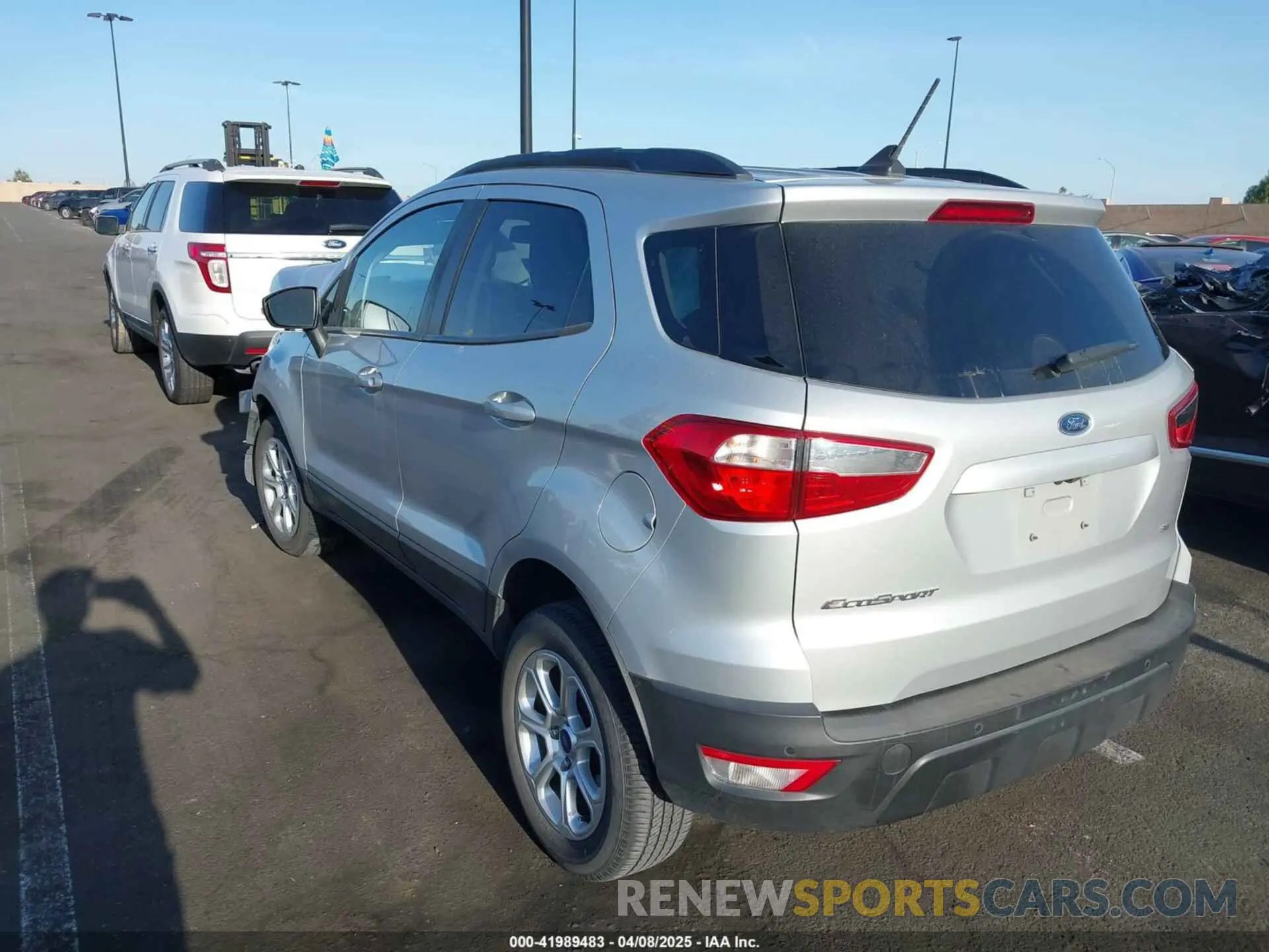 3 fotografías del automóvil dañado MAJ3S2GE3MC431771 FORD ECOSPORT 2021