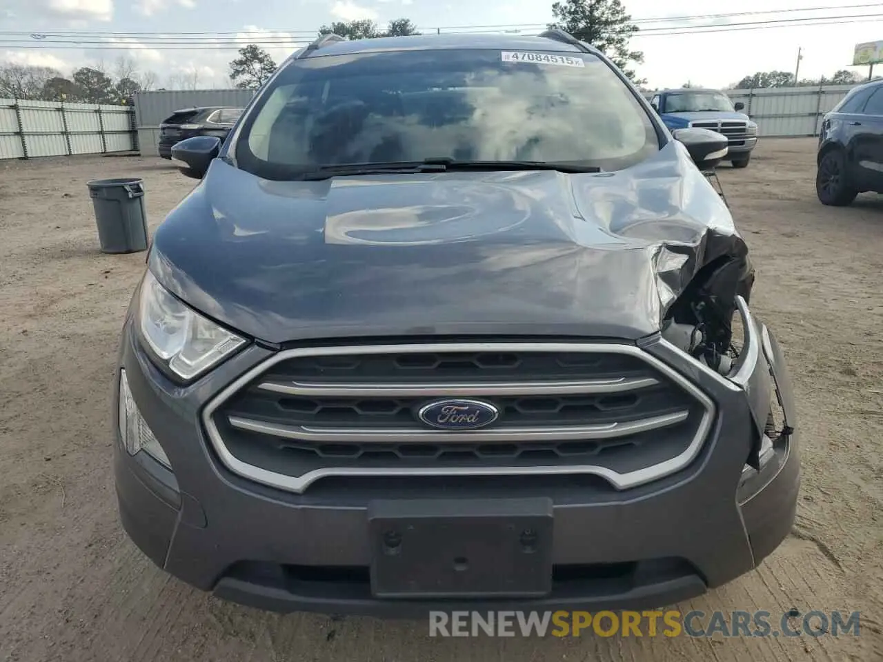 5 fotografías del automóvil dañado MAJ3S2GE3MC449686 FORD ECOSPORT 2021