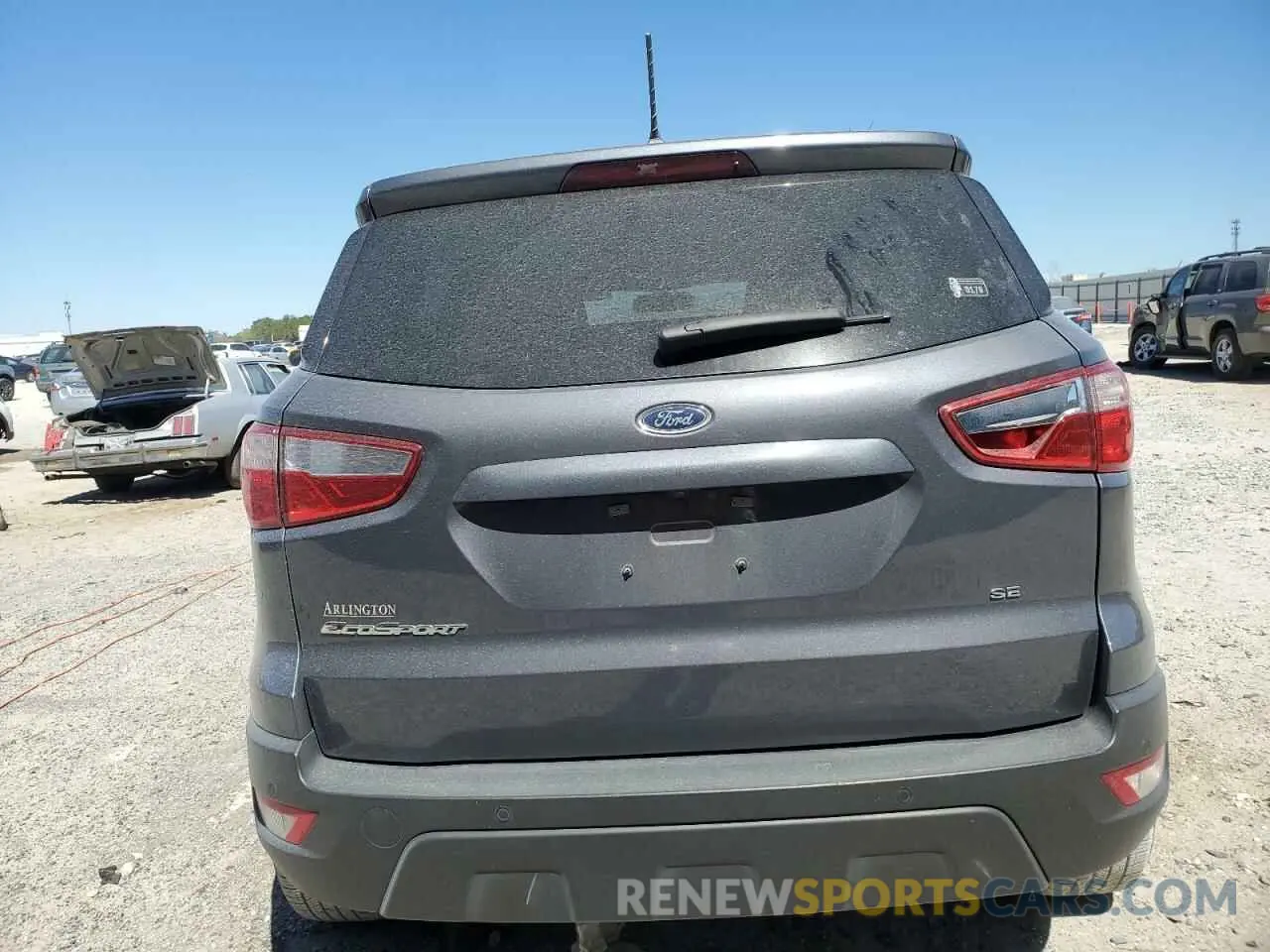 6 fotografías del automóvil dañado MAJ3S2GE3MC449705 FORD ECOSPORT 2021