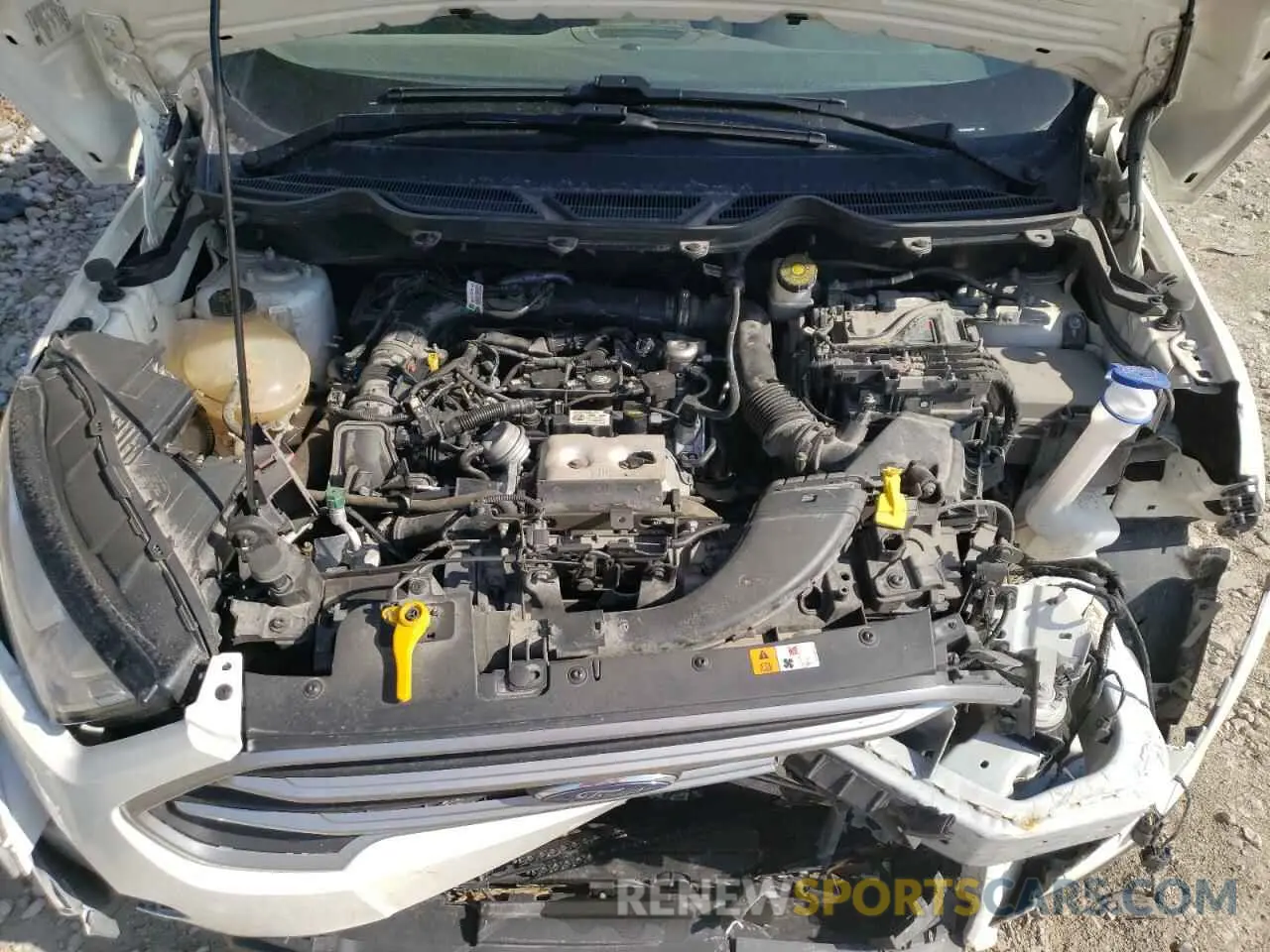 11 fotografías del automóvil dañado MAJ3S2GE3MC455603 FORD ECOSPORT 2021