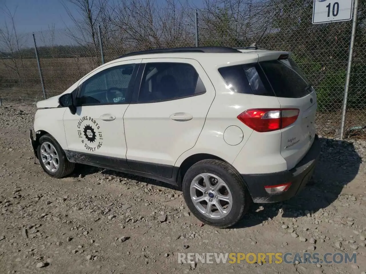 2 fotografías del automóvil dañado MAJ3S2GE3MC455603 FORD ECOSPORT 2021