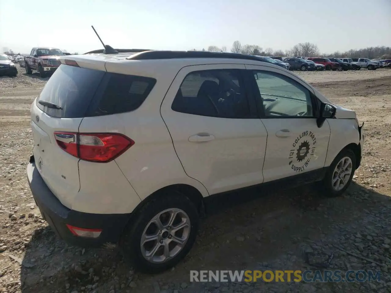 3 fotografías del automóvil dañado MAJ3S2GE3MC455603 FORD ECOSPORT 2021