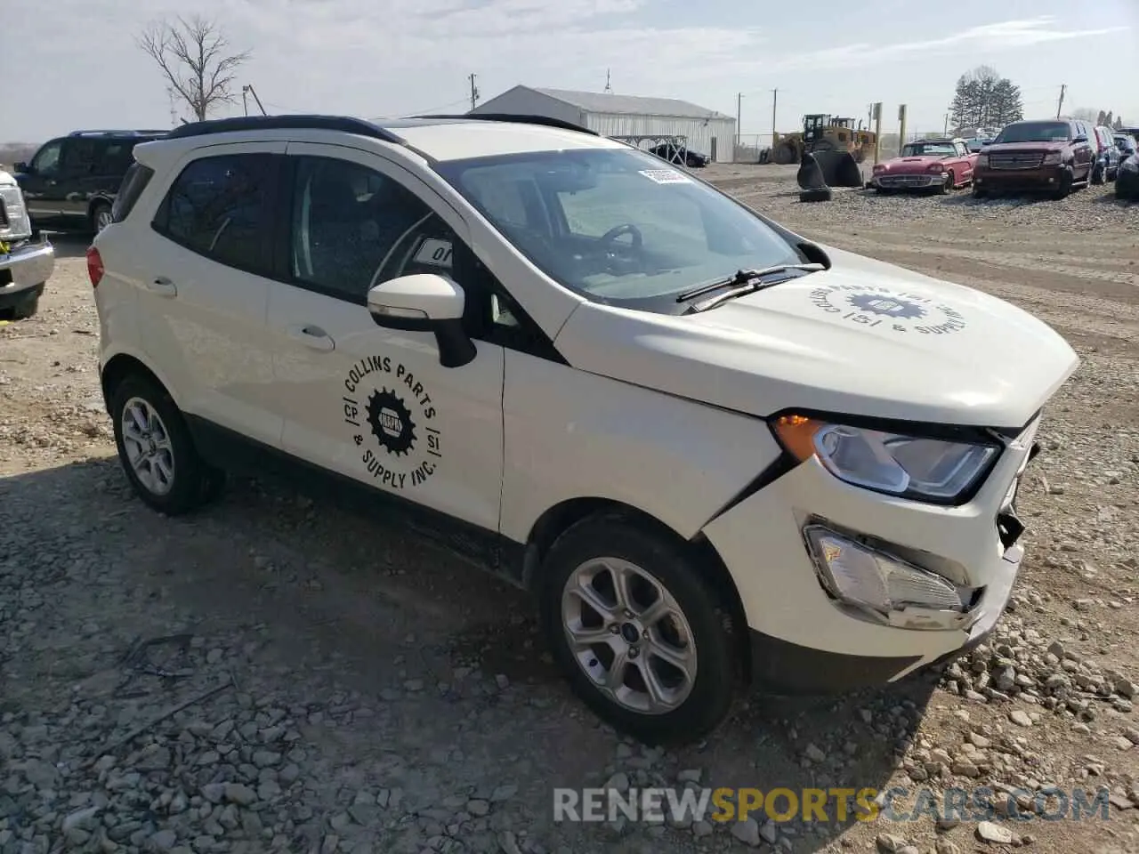4 fotografías del automóvil dañado MAJ3S2GE3MC455603 FORD ECOSPORT 2021