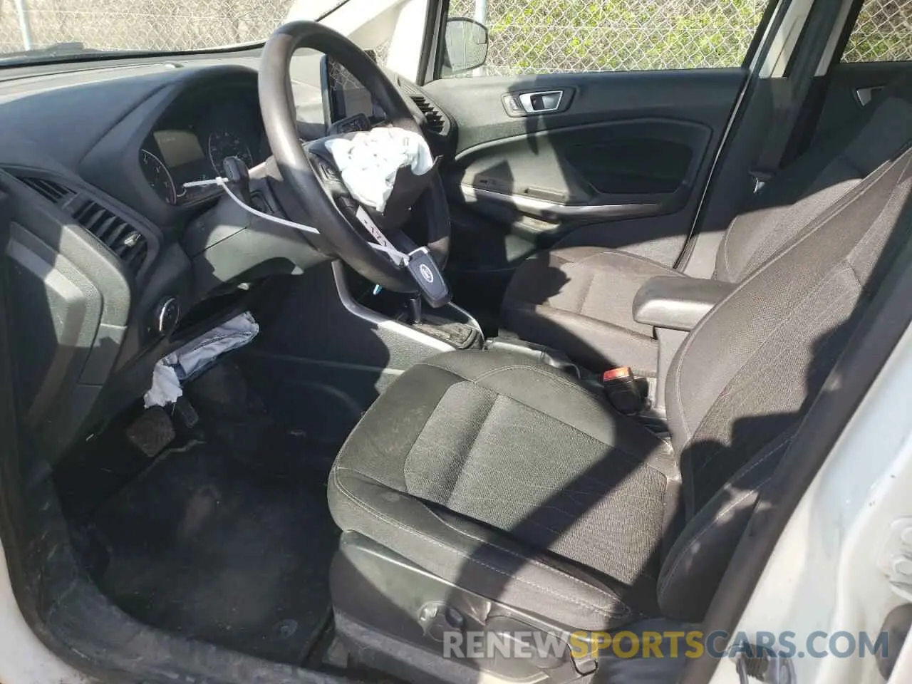 7 fotografías del automóvil dañado MAJ3S2GE3MC455603 FORD ECOSPORT 2021