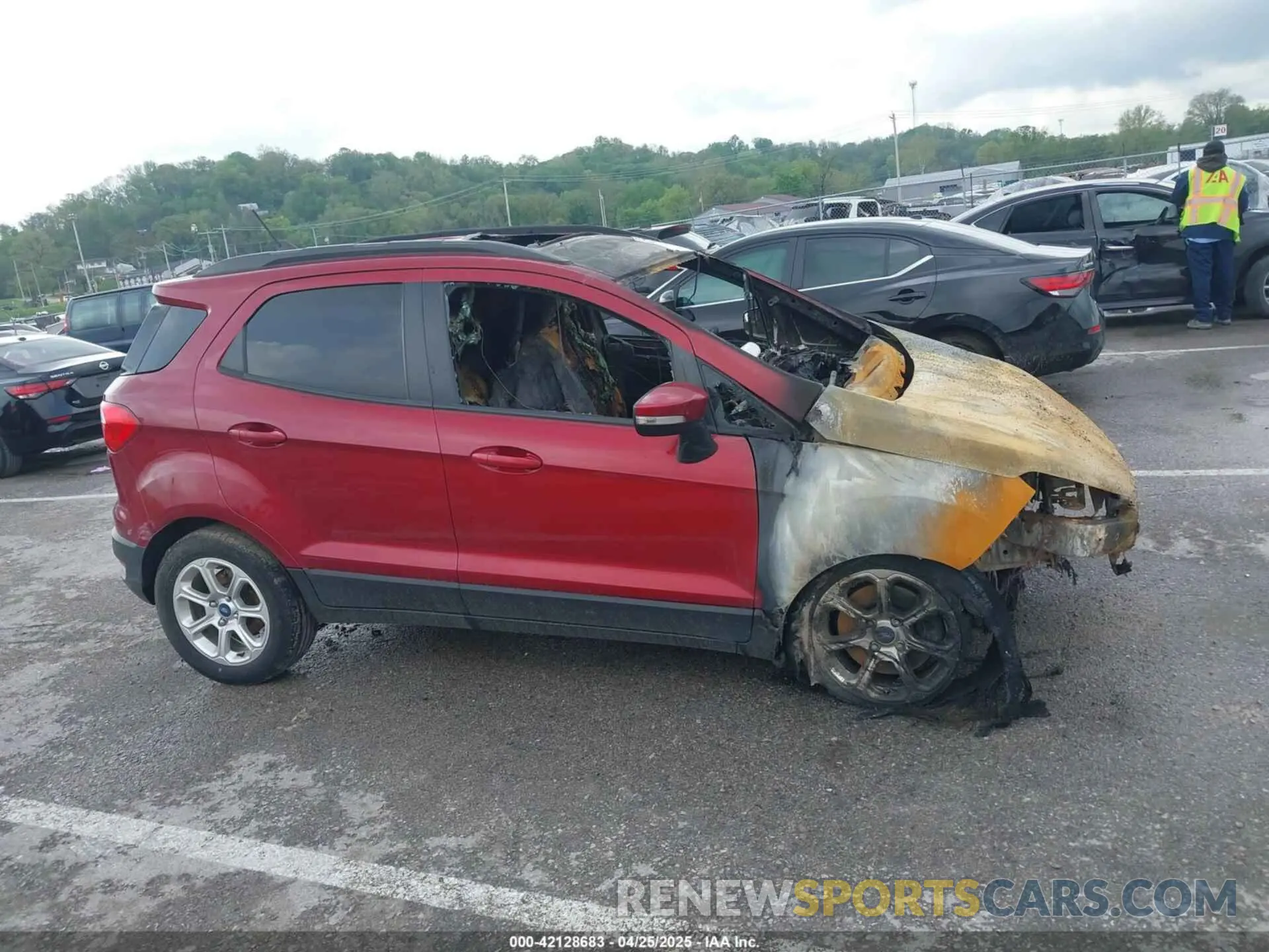 13 fotografías del automóvil dañado MAJ3S2GE4MC400903 FORD ECOSPORT 2021