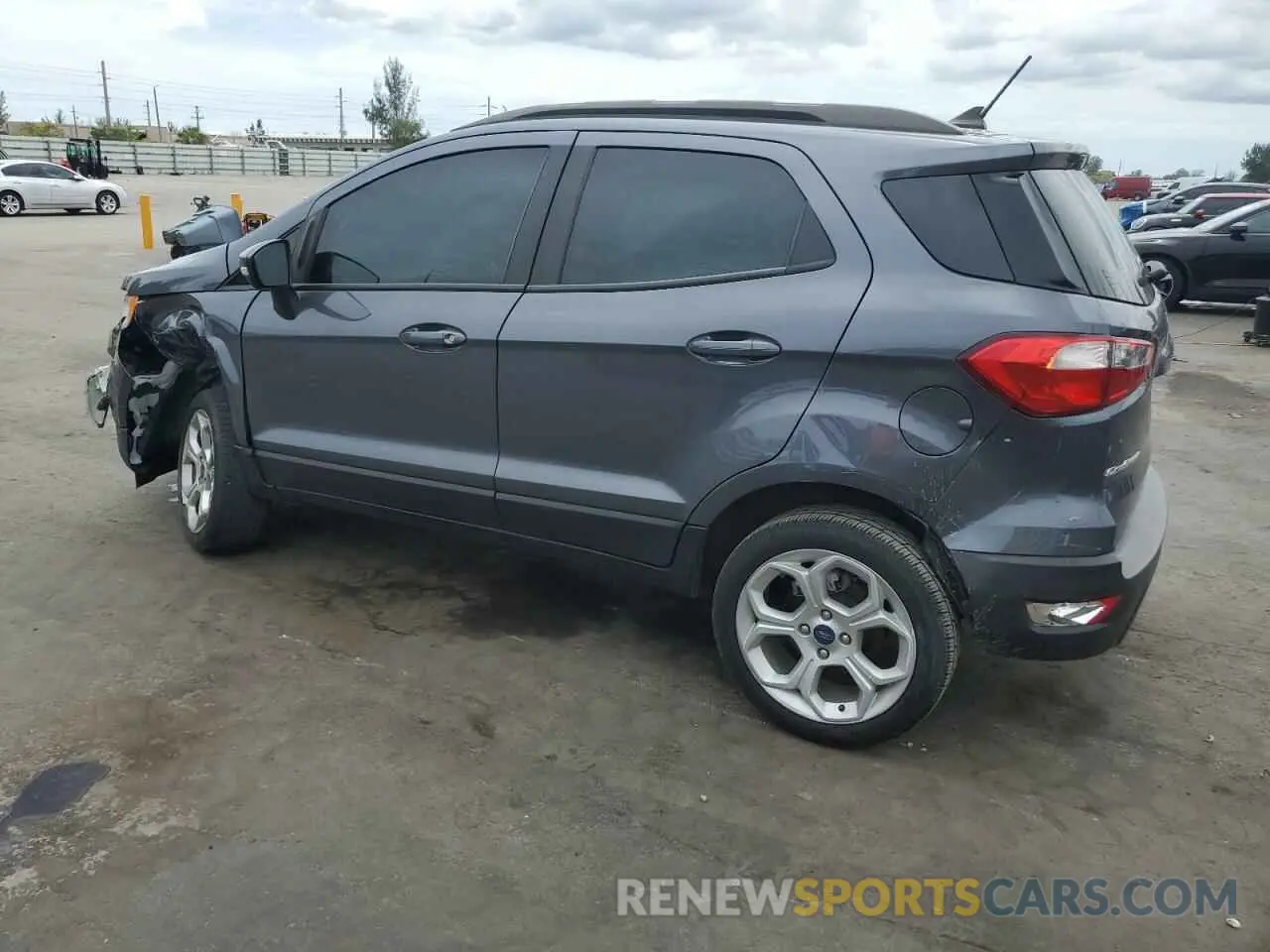 2 fotografías del automóvil dañado MAJ3S2GE4MC437224 FORD ECOSPORT 2021