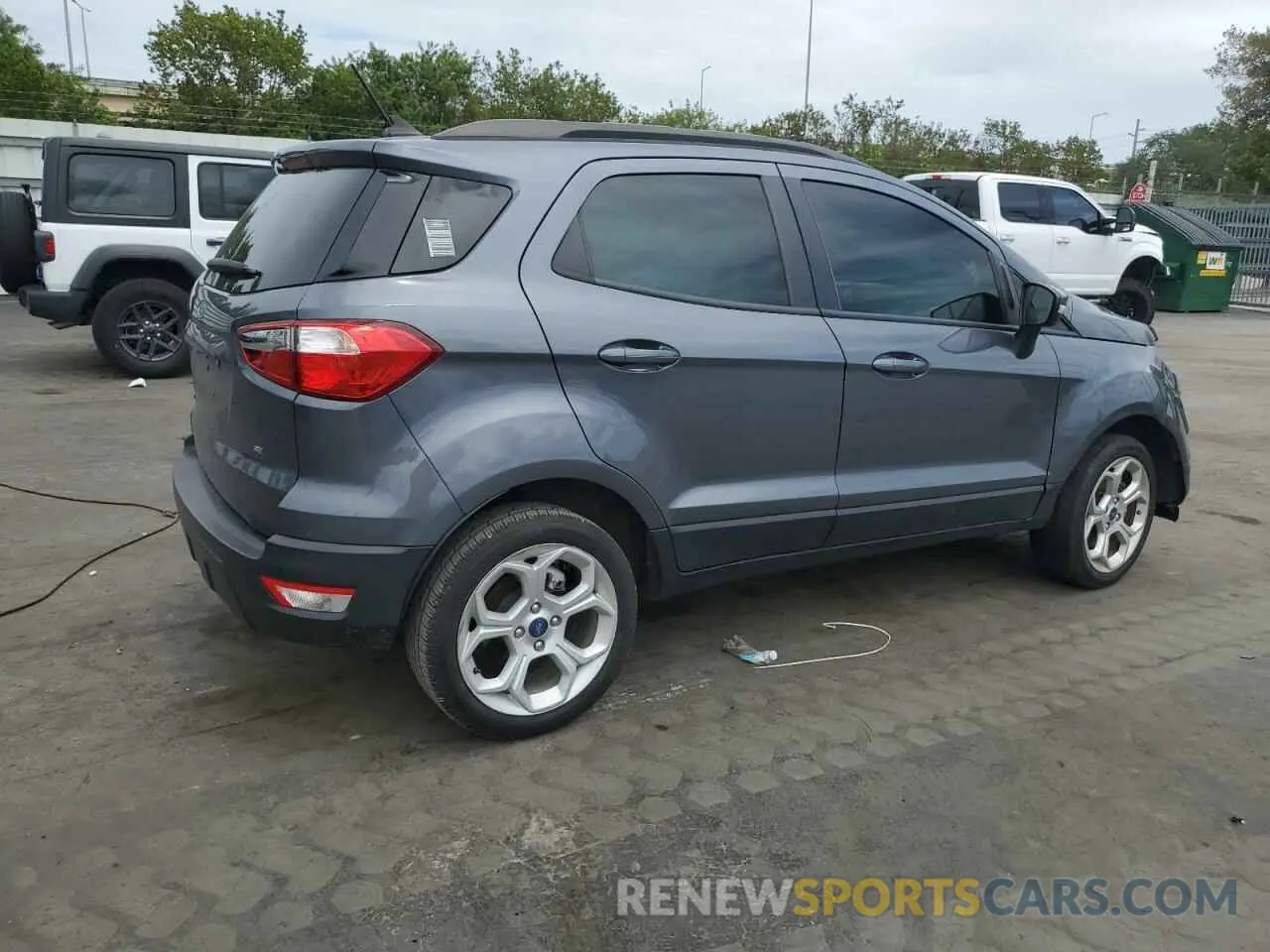 3 fotografías del automóvil dañado MAJ3S2GE4MC437224 FORD ECOSPORT 2021