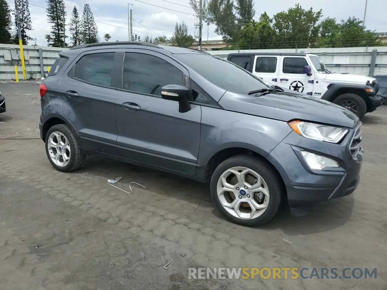 4 fotografías del automóvil dañado MAJ3S2GE4MC437224 FORD ECOSPORT 2021