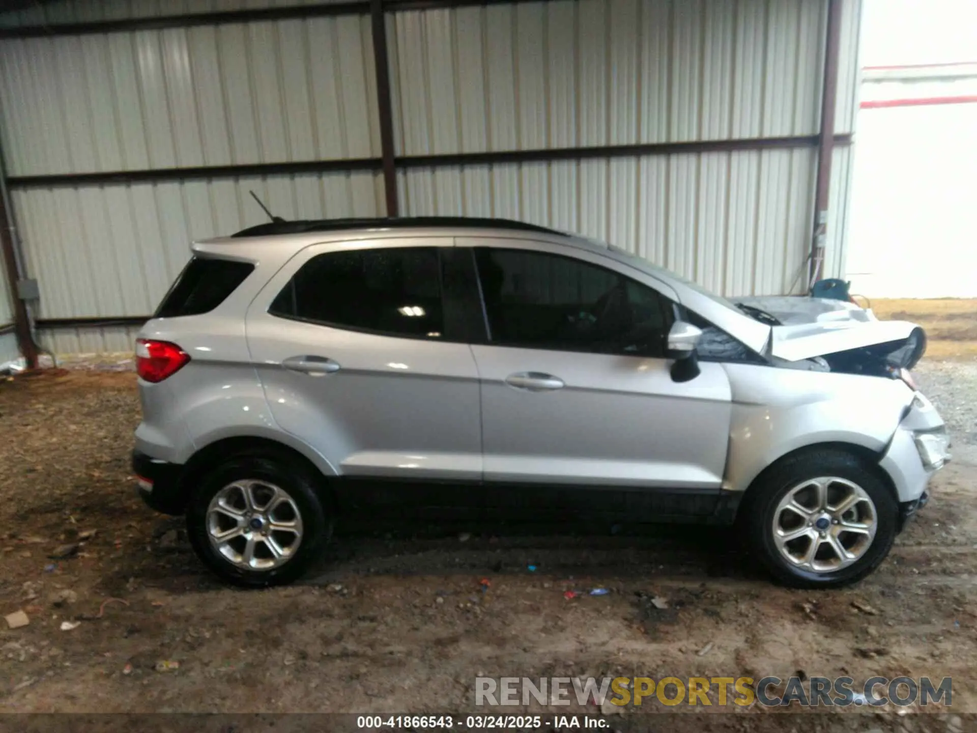 13 fotografías del automóvil dañado MAJ3S2GE4MC439684 FORD ECOSPORT 2021