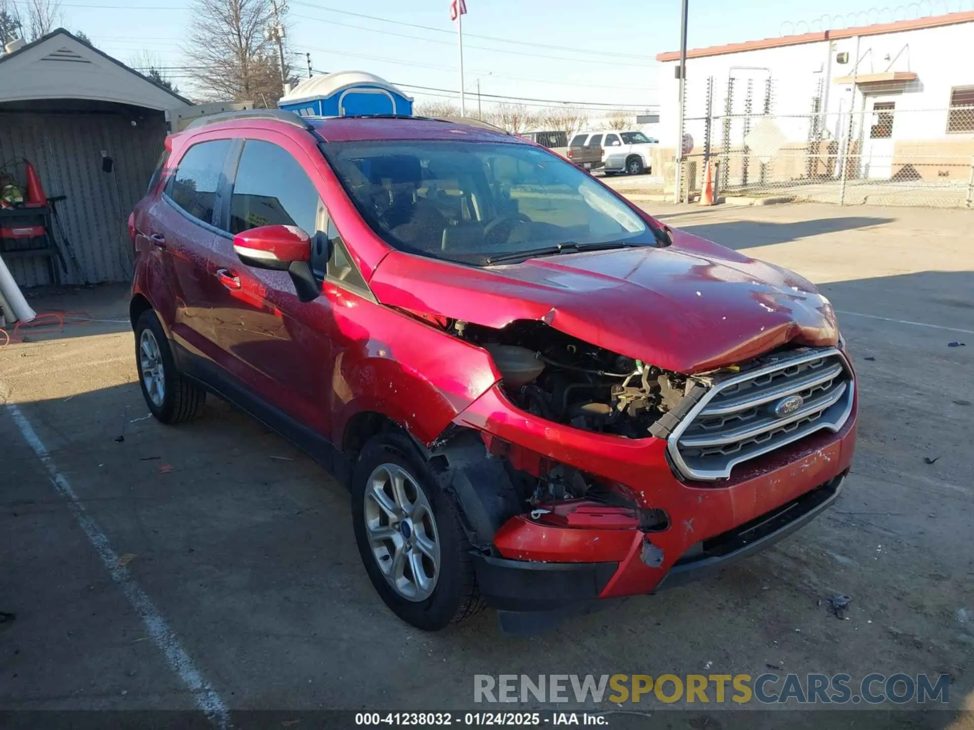 1 fotografías del automóvil dañado MAJ3S2GE4MC439796 FORD ECOSPORT 2021