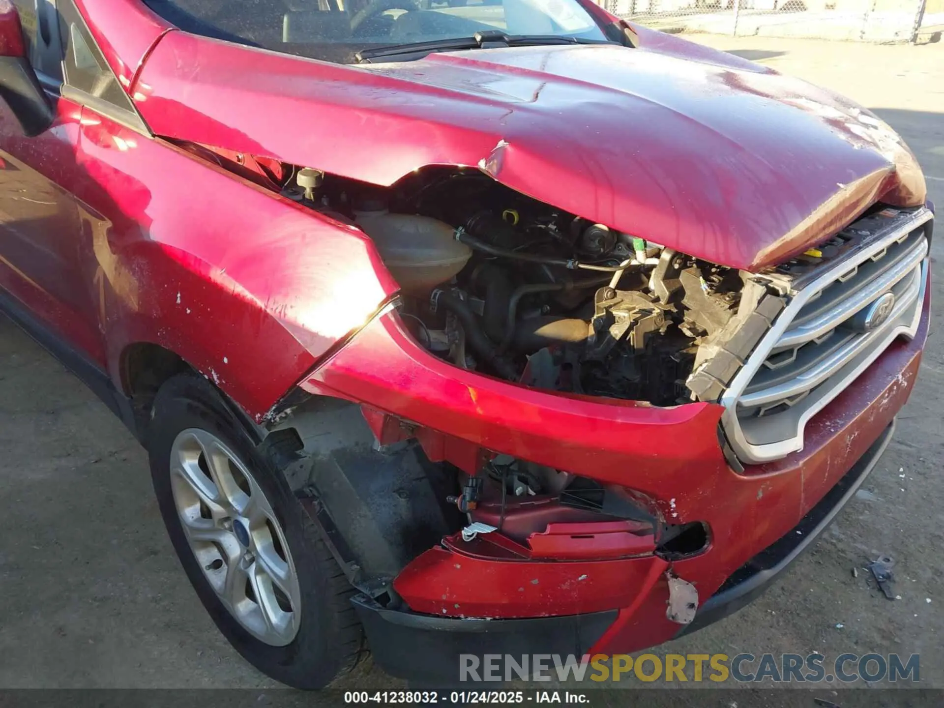 17 fotografías del automóvil dañado MAJ3S2GE4MC439796 FORD ECOSPORT 2021