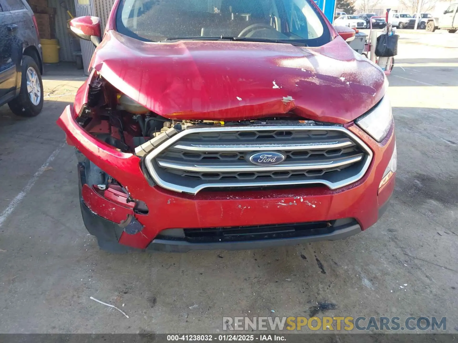 6 fotografías del automóvil dañado MAJ3S2GE4MC439796 FORD ECOSPORT 2021
