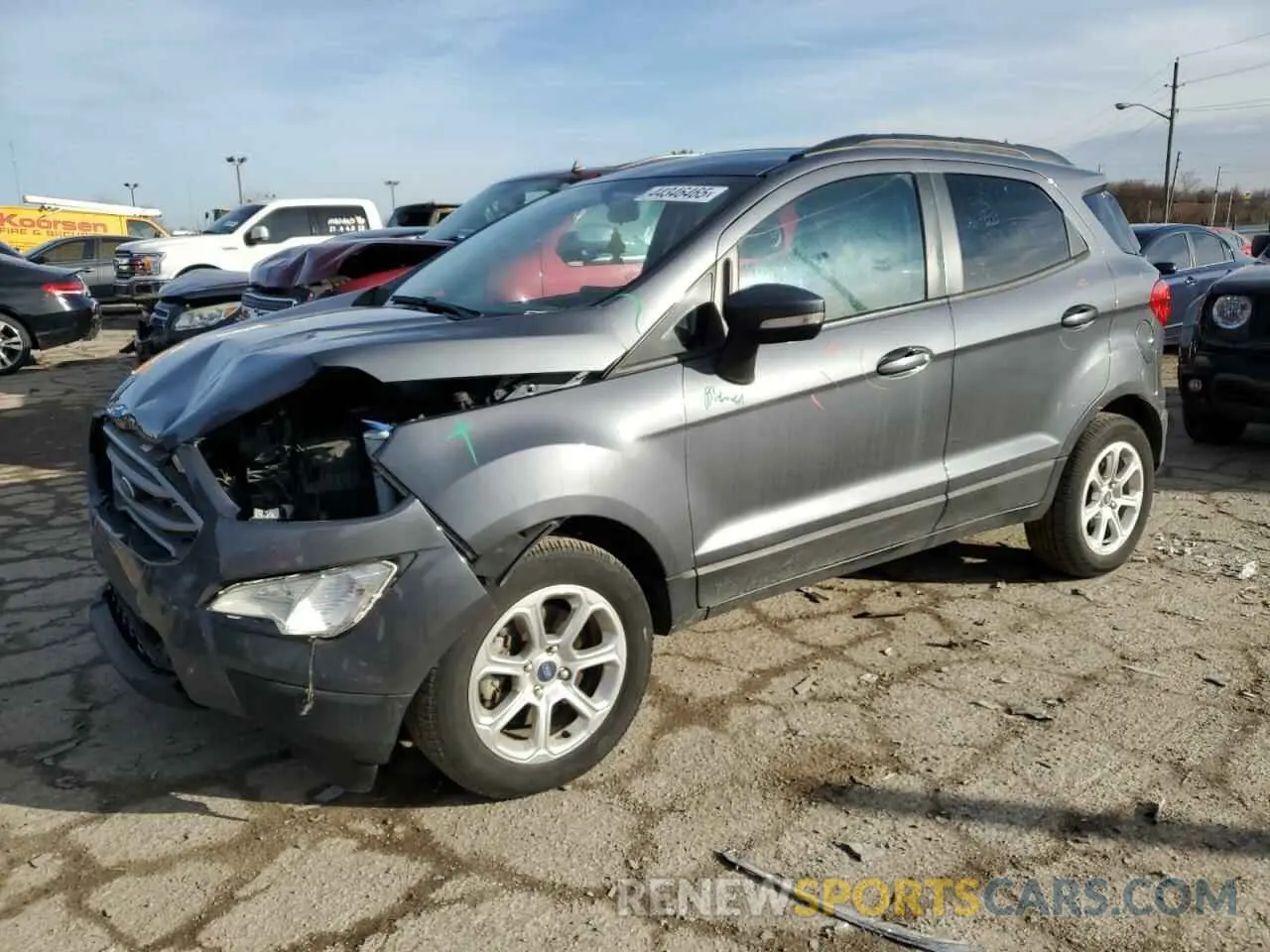 1 fotografías del automóvil dañado MAJ3S2GE4MC440737 FORD ECOSPORT 2021