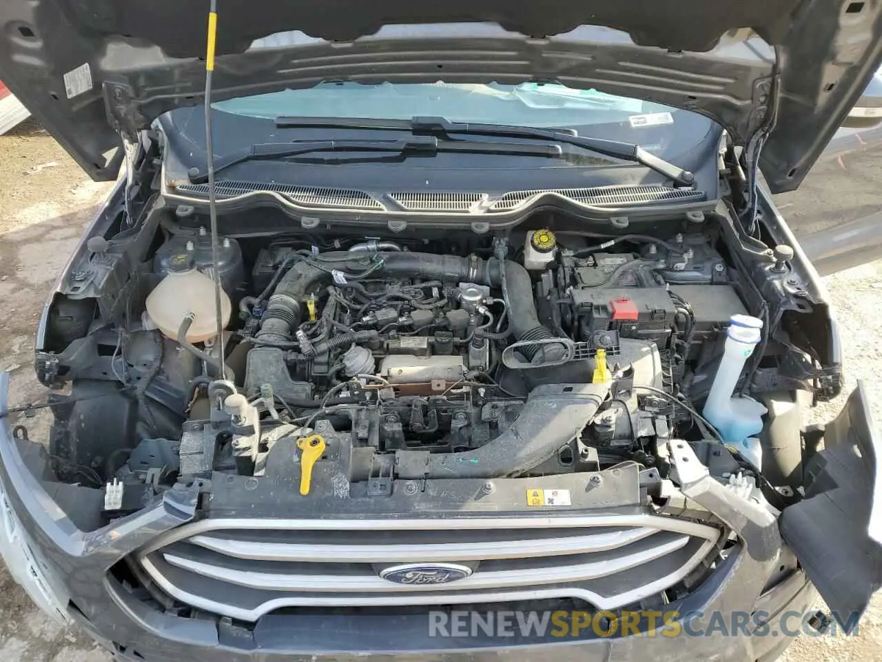 12 fotografías del automóvil dañado MAJ3S2GE4MC440737 FORD ECOSPORT 2021