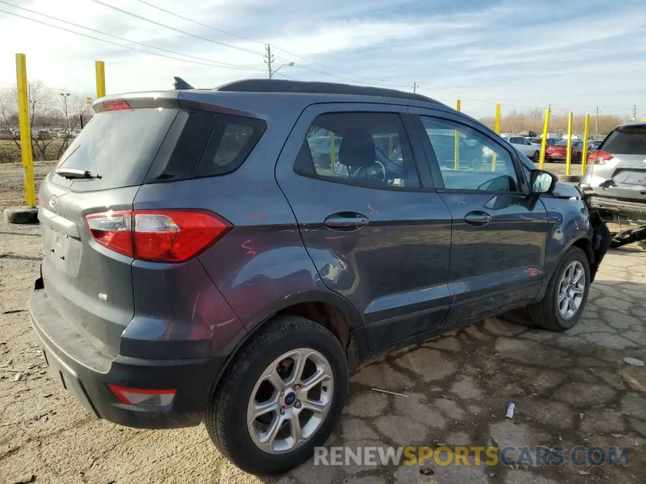 3 fotografías del automóvil dañado MAJ3S2GE4MC440737 FORD ECOSPORT 2021