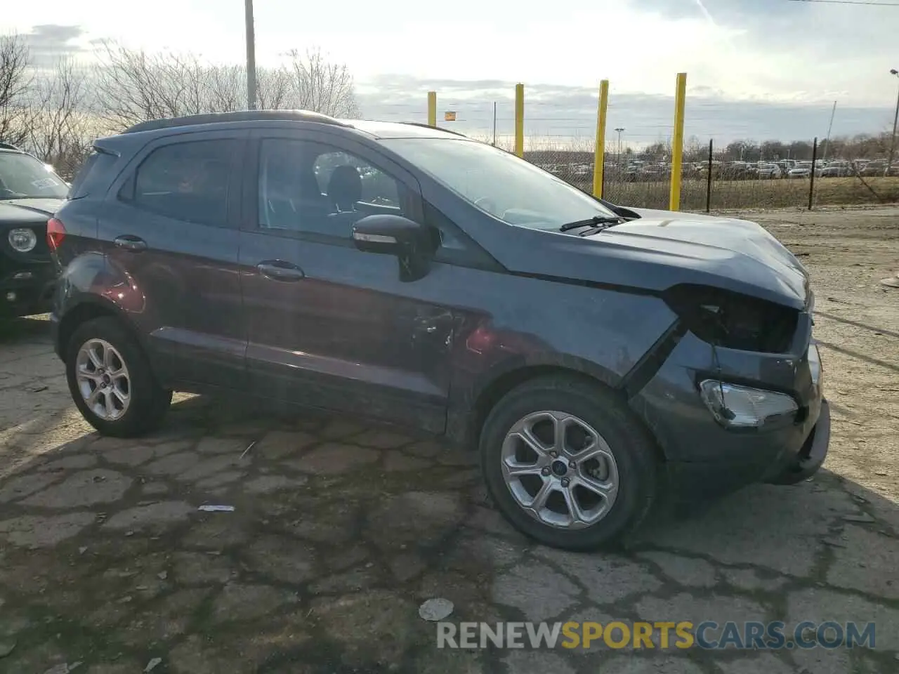 4 fotografías del automóvil dañado MAJ3S2GE4MC440737 FORD ECOSPORT 2021