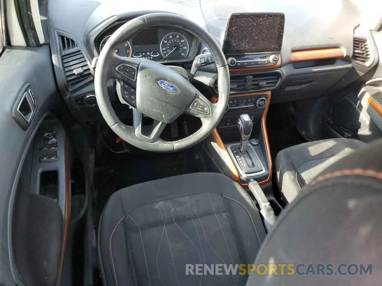 8 fotografías del automóvil dañado MAJ3S2GE4MC444366 FORD ECOSPORT 2021
