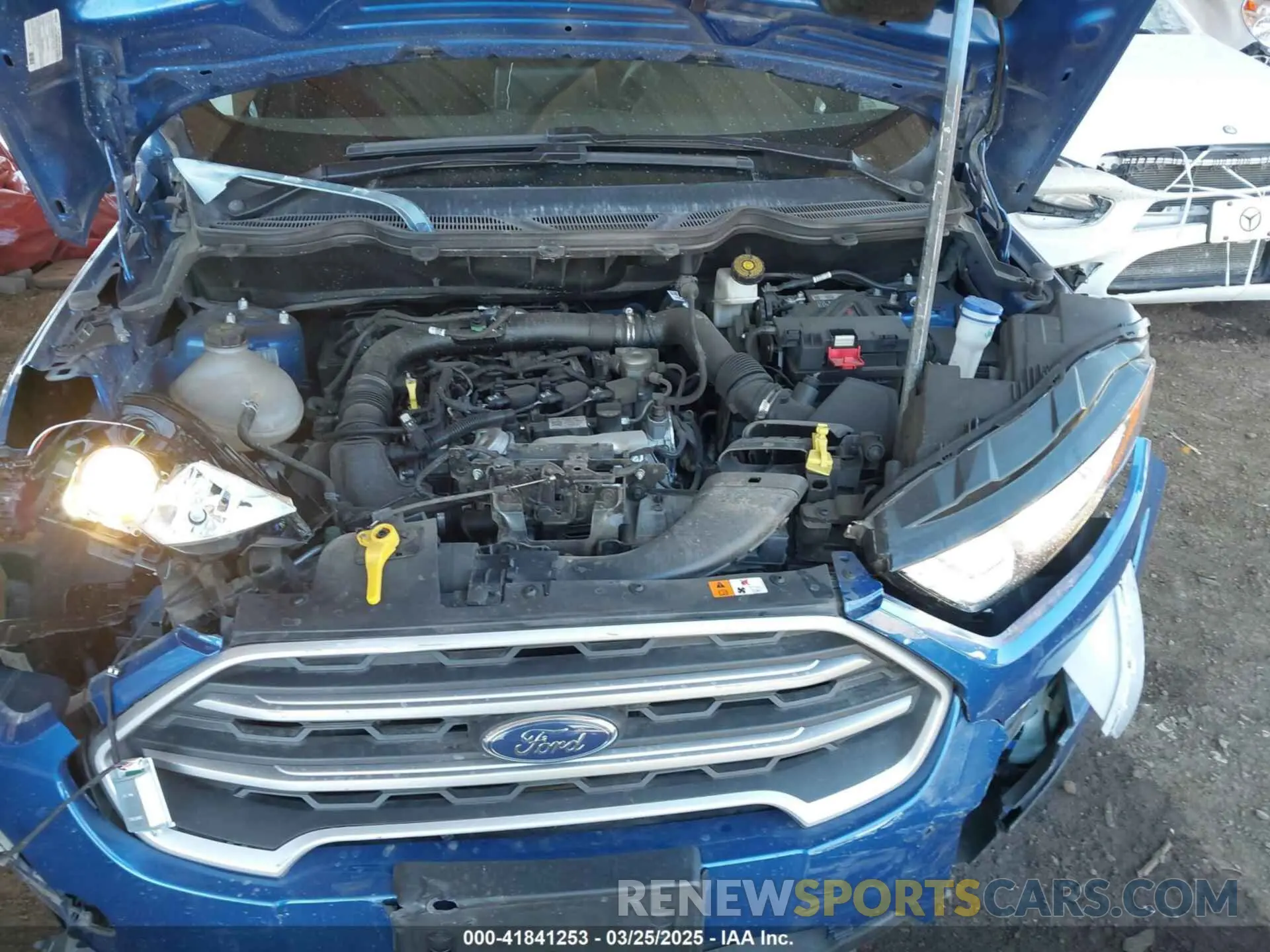 10 fotografías del automóvil dañado MAJ3S2GE4MC445646 FORD ECOSPORT 2021