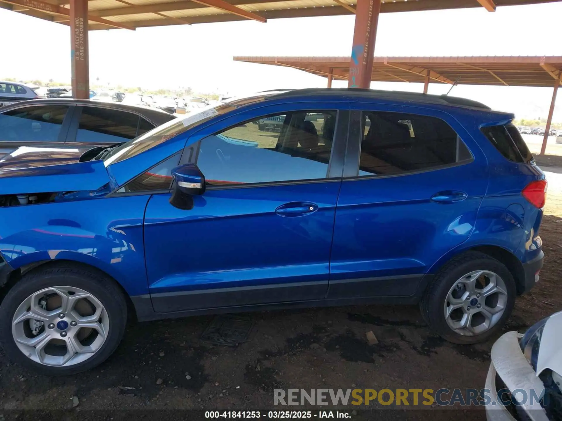14 fotografías del automóvil dañado MAJ3S2GE4MC445646 FORD ECOSPORT 2021