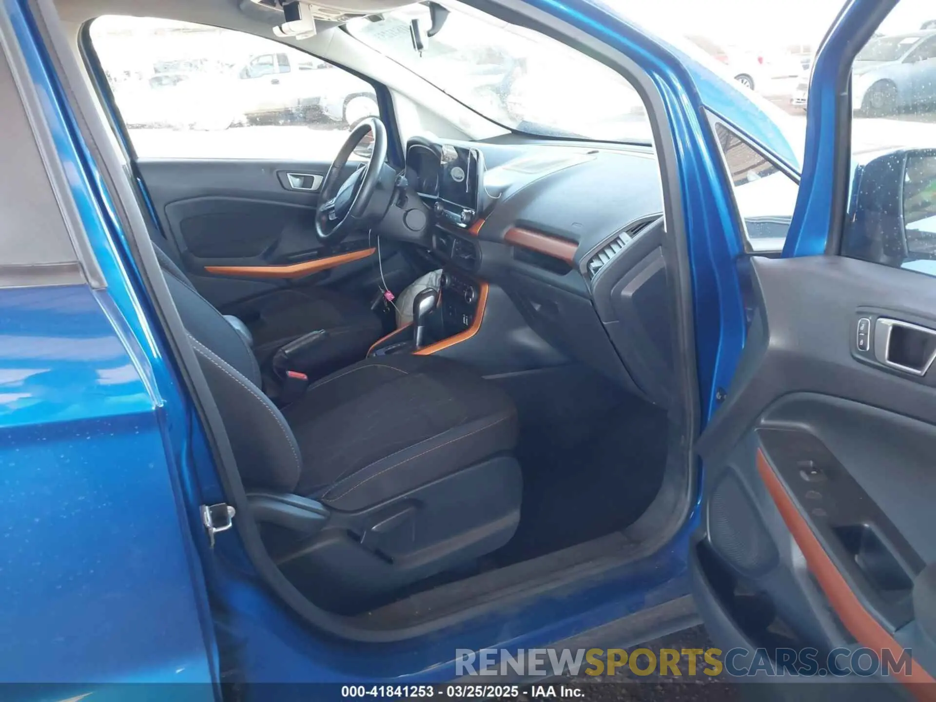 5 fotografías del automóvil dañado MAJ3S2GE4MC445646 FORD ECOSPORT 2021