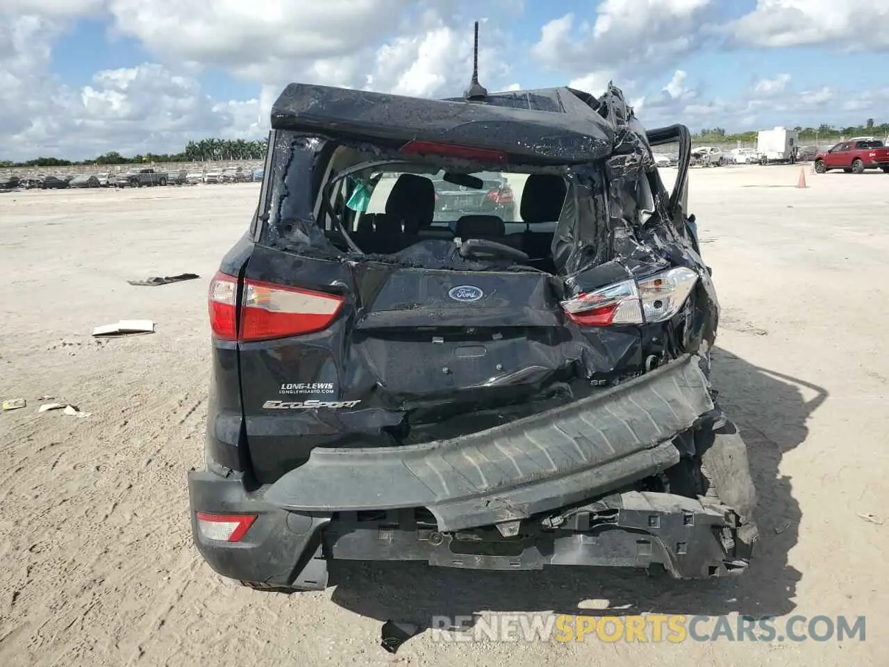6 fotografías del automóvil dañado MAJ3S2GE4MC447414 FORD ECOSPORT 2021