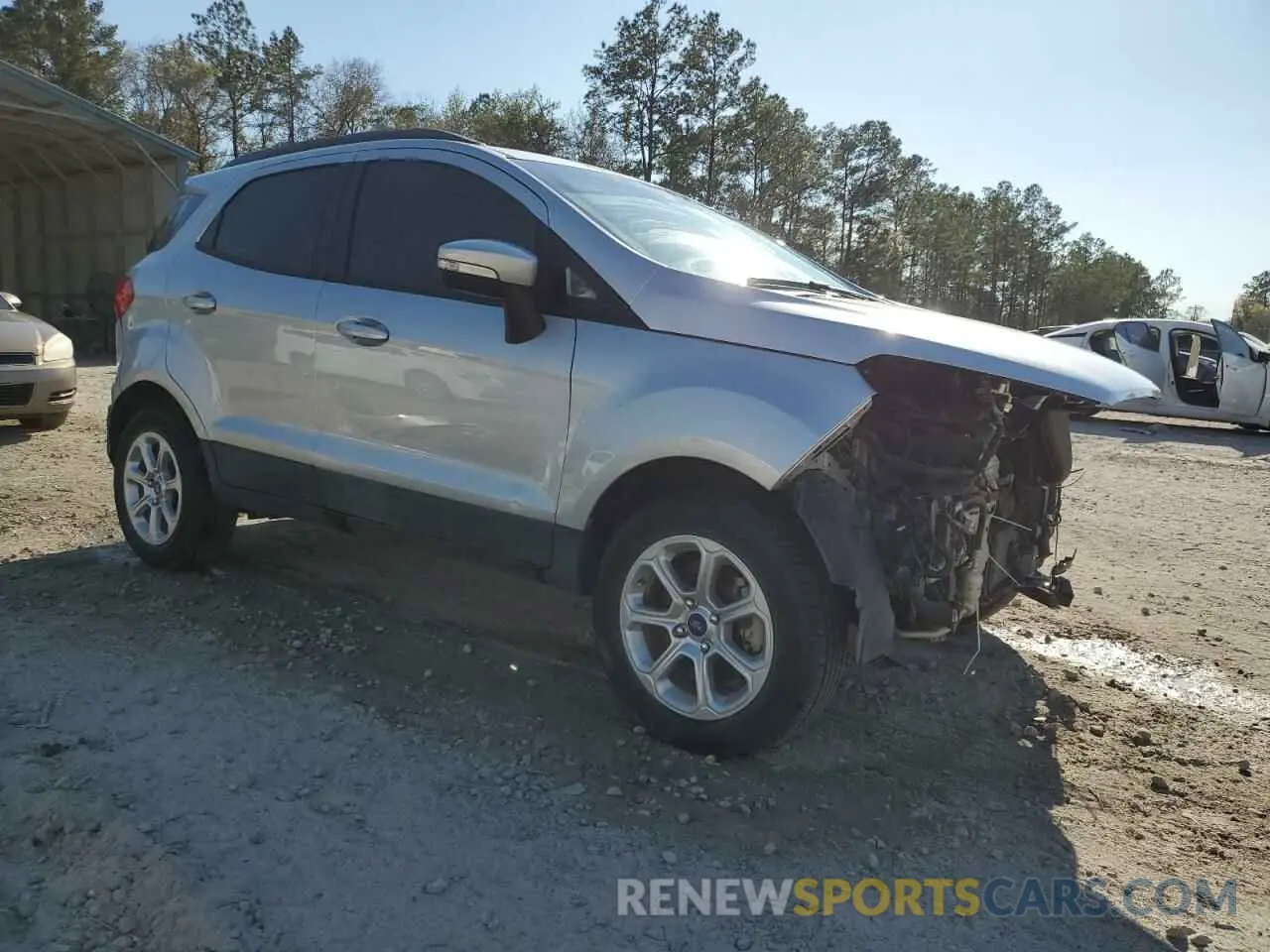 4 fotografías del automóvil dañado MAJ3S2GE4MC450054 FORD ECOSPORT 2021