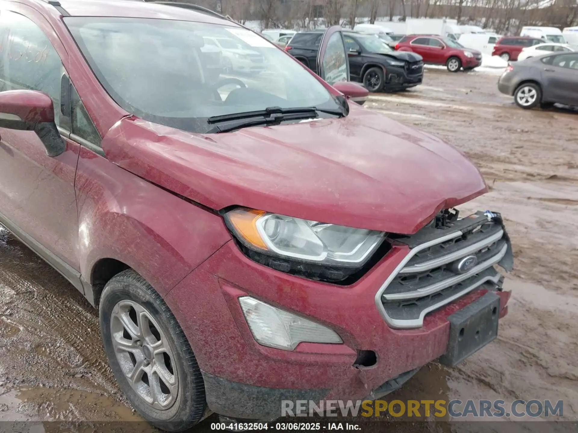 18 fotografías del automóvil dañado MAJ3S2GE5MC446322 FORD ECOSPORT 2021