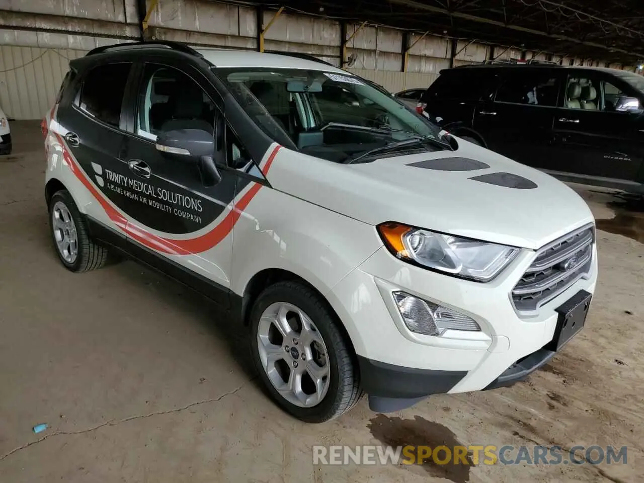 4 fotografías del automóvil dañado MAJ3S2GE5MC454355 FORD ECOSPORT 2021