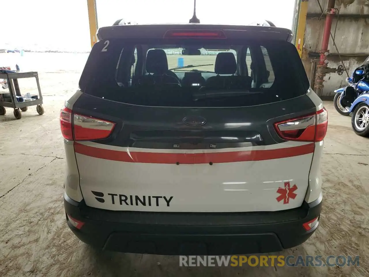 6 fotografías del automóvil dañado MAJ3S2GE5MC454355 FORD ECOSPORT 2021