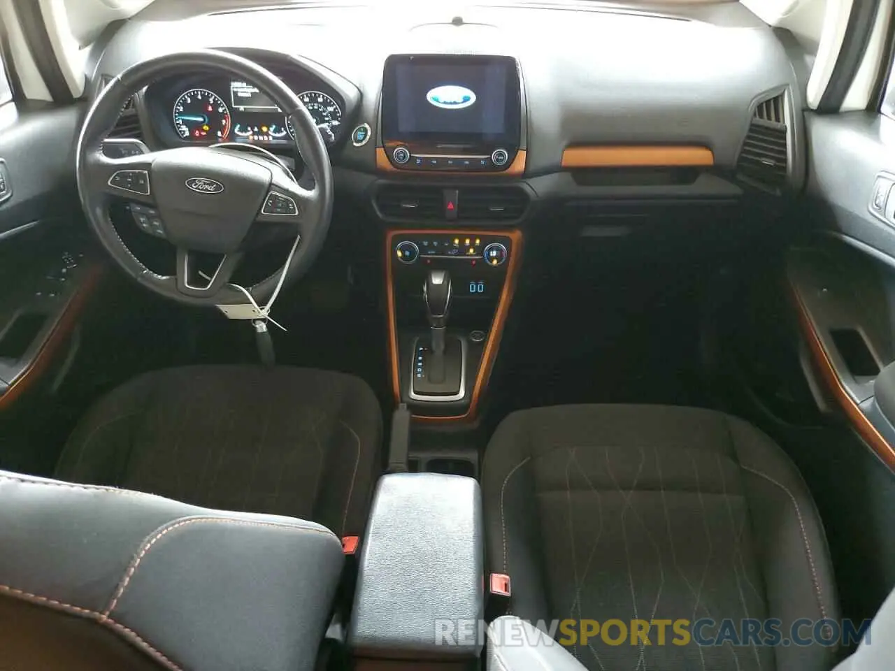 8 fotografías del automóvil dañado MAJ3S2GE5MC454355 FORD ECOSPORT 2021