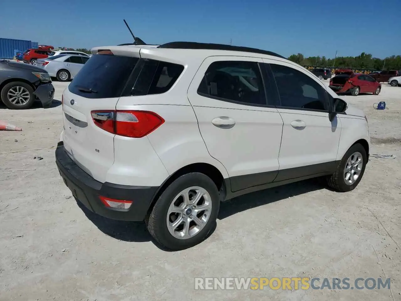 3 fotografías del automóvil dañado MAJ3S2GE6MC399690 FORD ECOSPORT 2021
