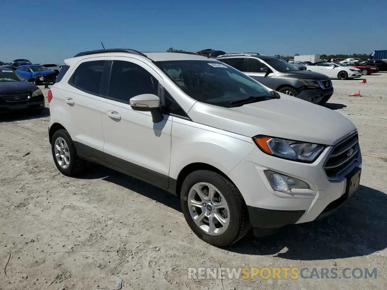4 fotografías del automóvil dañado MAJ3S2GE6MC399690 FORD ECOSPORT 2021