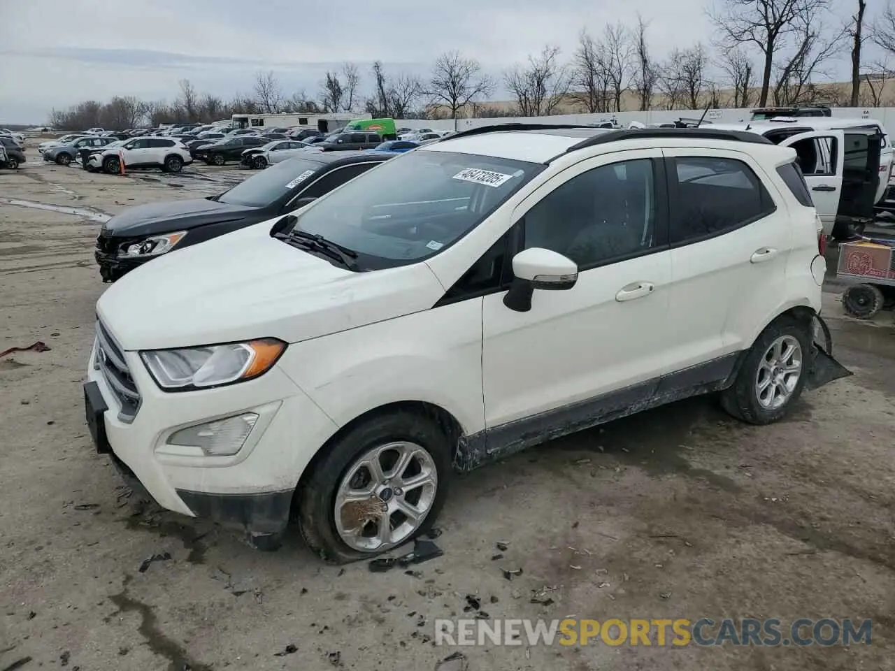 1 fotografías del automóvil dañado MAJ3S2GE6MC404113 FORD ECOSPORT 2021
