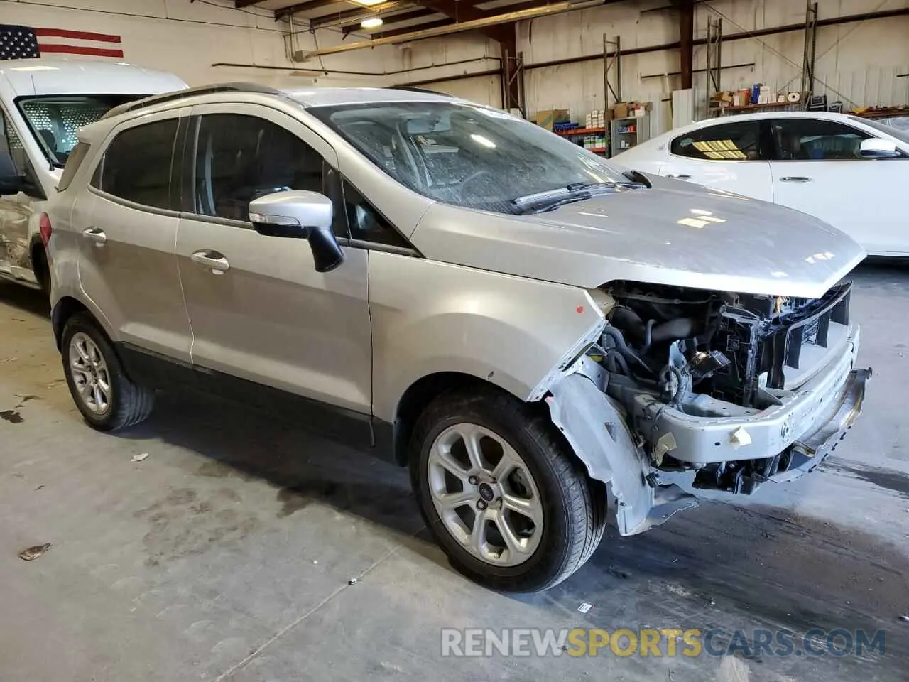 4 fotografías del automóvil dañado MAJ3S2GE6MC438682 FORD ECOSPORT 2021