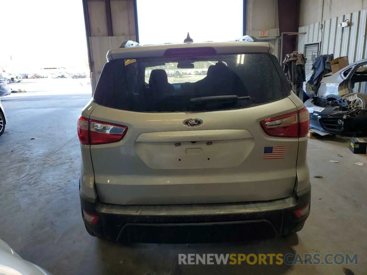 6 fotografías del automóvil dañado MAJ3S2GE6MC438682 FORD ECOSPORT 2021