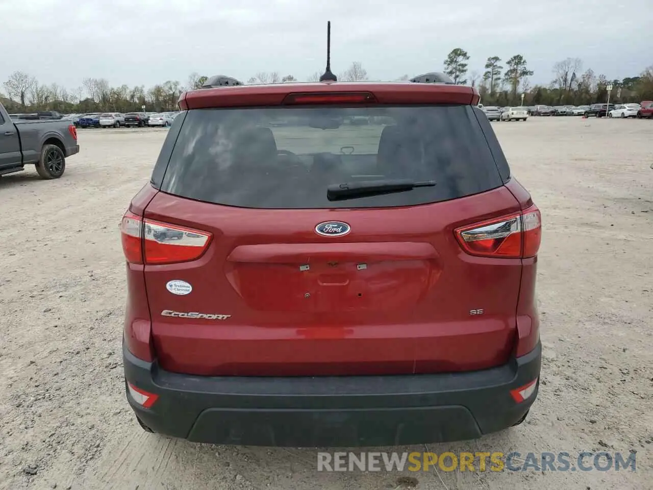 6 fotografías del automóvil dañado MAJ3S2GE6MC442456 FORD ECOSPORT 2021