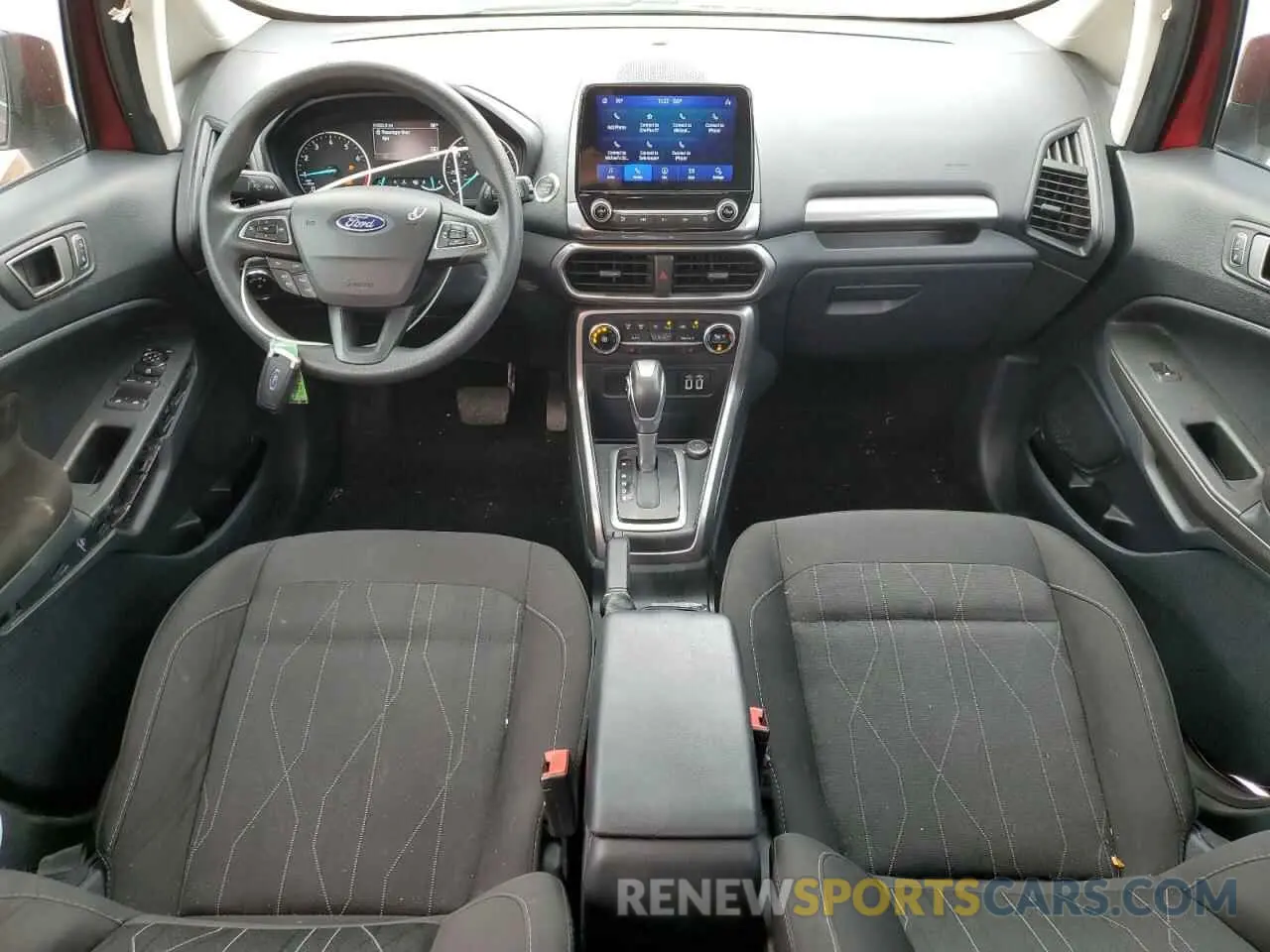 8 fotografías del automóvil dañado MAJ3S2GE6MC442456 FORD ECOSPORT 2021