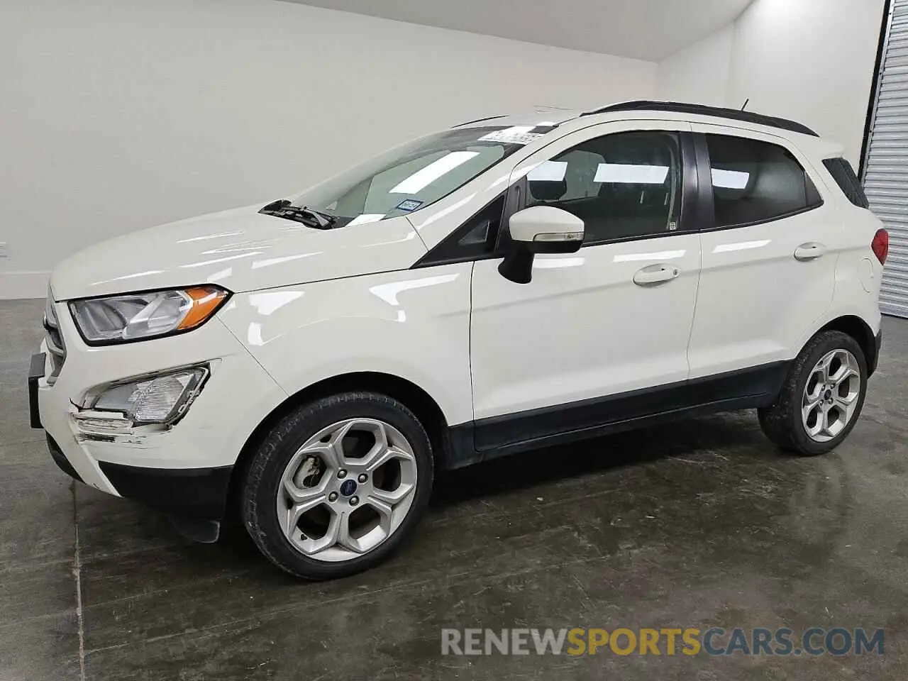 1 fotografías del automóvil dañado MAJ3S2GE6MC444725 FORD ECOSPORT 2021