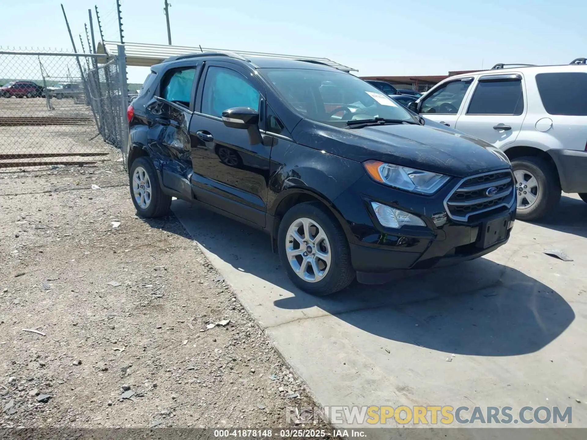 1 fotografías del automóvil dañado MAJ3S2GE6MC447043 FORD ECOSPORT 2021