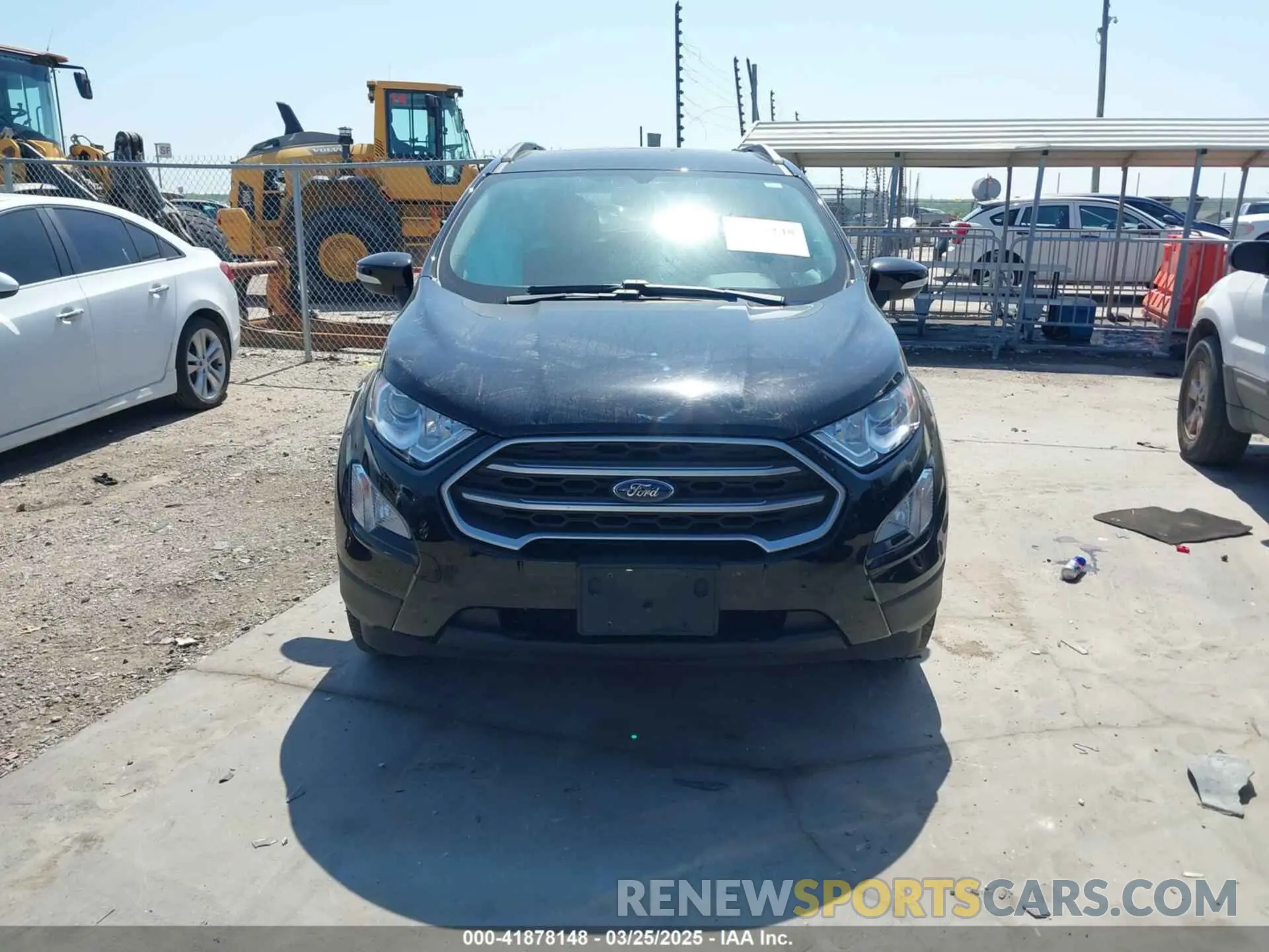 12 fotografías del automóvil dañado MAJ3S2GE6MC447043 FORD ECOSPORT 2021
