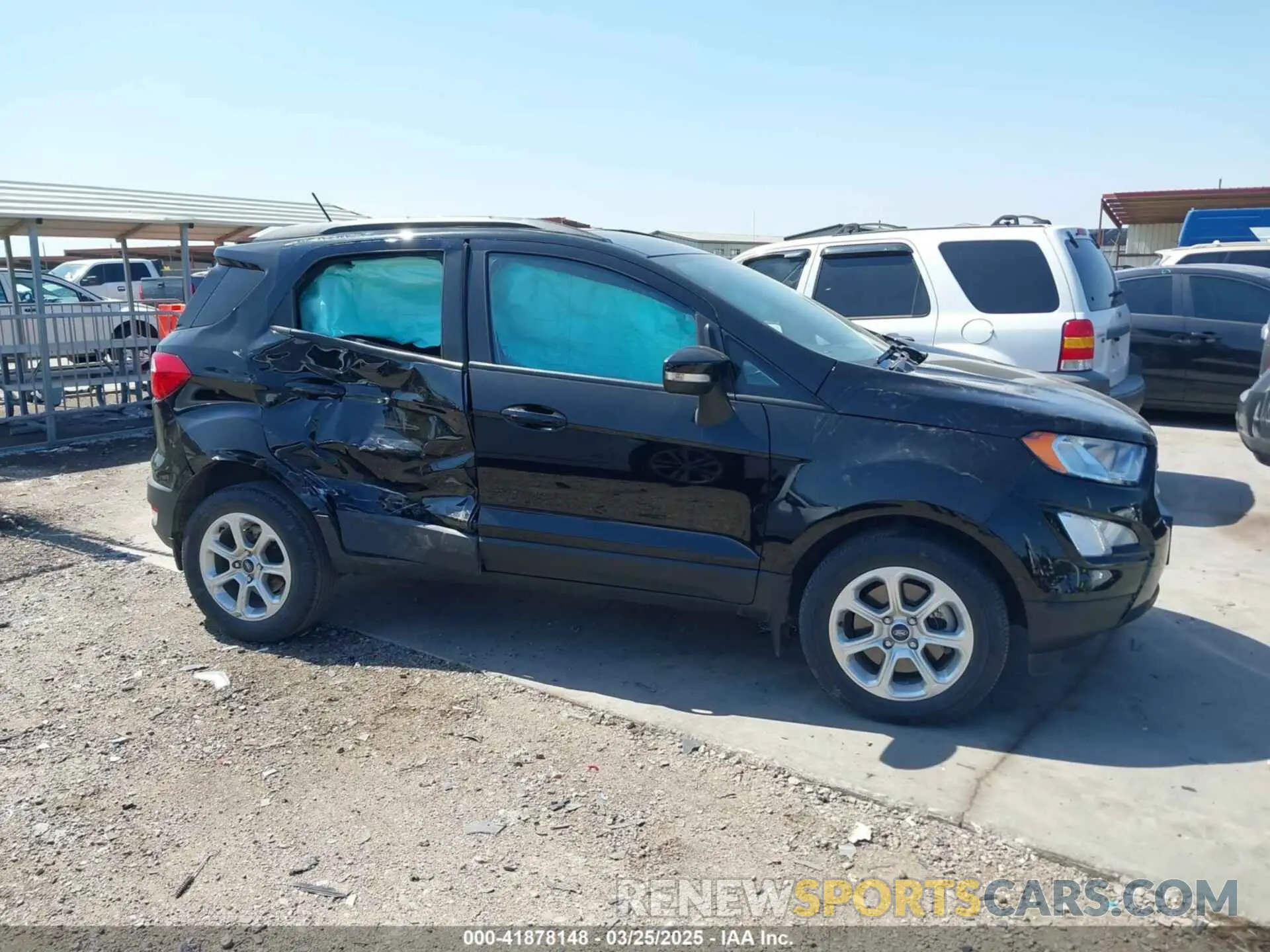 13 fotografías del automóvil dañado MAJ3S2GE6MC447043 FORD ECOSPORT 2021