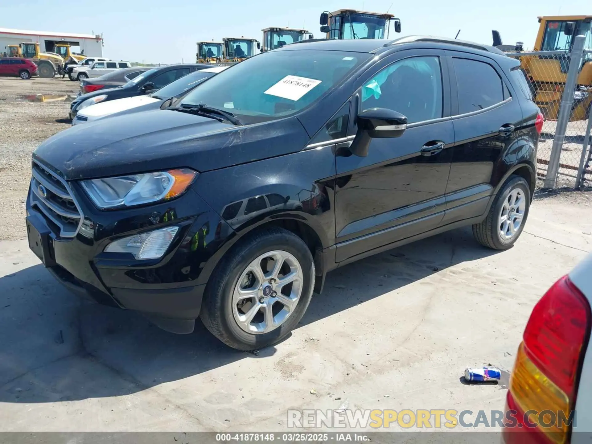 2 fotografías del automóvil dañado MAJ3S2GE6MC447043 FORD ECOSPORT 2021