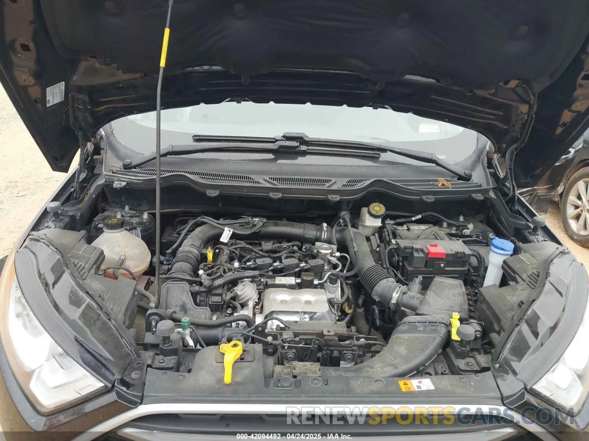 10 fotografías del automóvil dañado MAJ3S2GE6MC456731 FORD ECOSPORT 2021