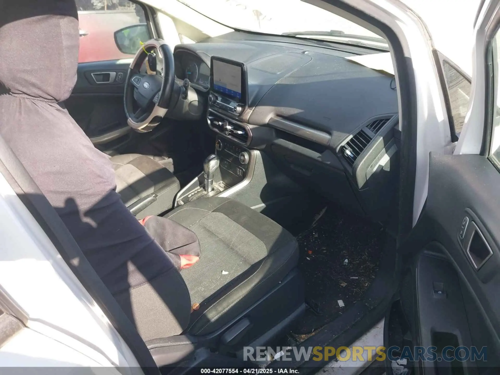 5 fotografías del automóvil dañado MAJ3S2GE7MC399763 FORD ECOSPORT 2021