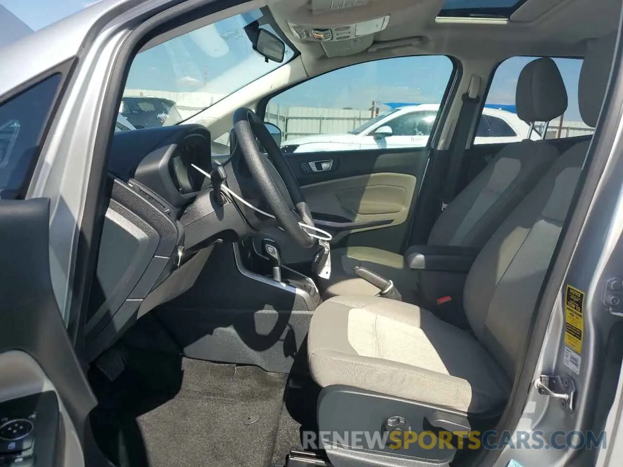 7 fotografías del automóvil dañado MAJ3S2GE7MC441235 FORD ECOSPORT 2021