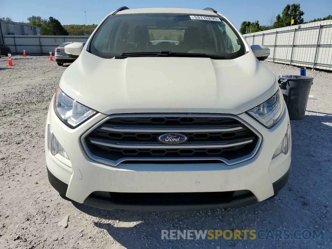 5 fotografías del automóvil dañado MAJ3S2GE7MC444040 FORD ECOSPORT 2021