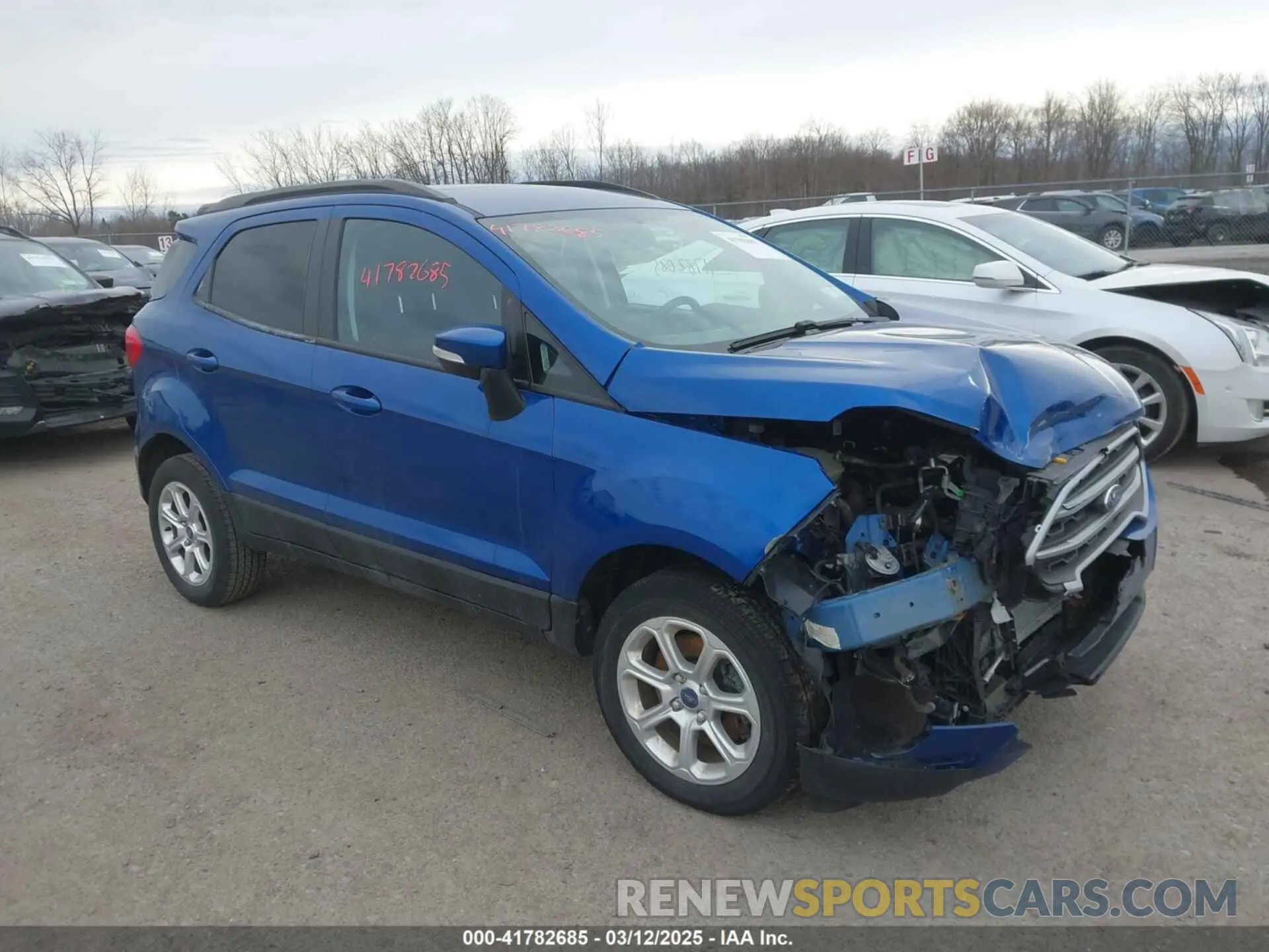 1 fotografías del automóvil dañado MAJ3S2GE7MC446256 FORD ECOSPORT 2021