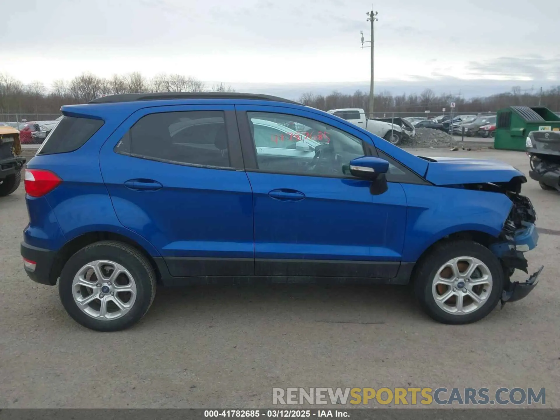 13 fotografías del automóvil dañado MAJ3S2GE7MC446256 FORD ECOSPORT 2021